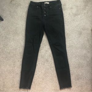 Madewell Curvy High-Rise Skinny Jean, Black